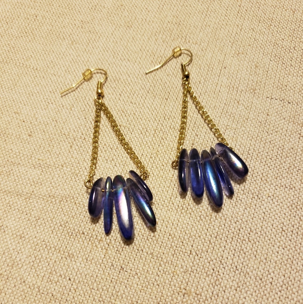 Amethyst earrings